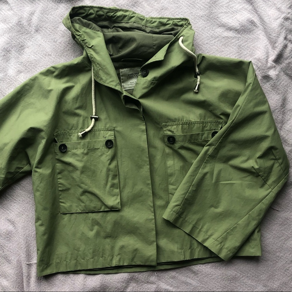 Jacket. Zara basics lightweight cropped jacket size XS